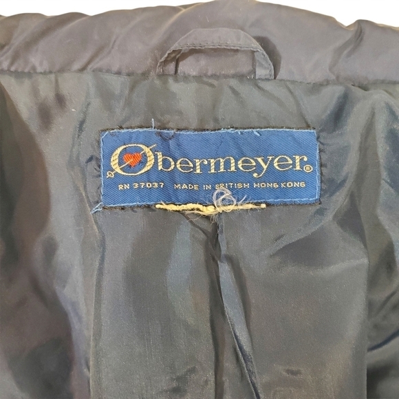 Overseer Blue Rainbow Striped Puffer Ski Coat - Picture 9 of 11